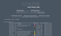Atomik Live Proxy List